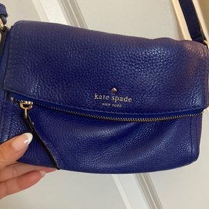 Royal blue small Kate Spade bag